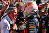 GP AZERBAIJAN, Gara winner Max Verstappen (NLD) Red Bull Racing celebrates in parc ferme with Raymond Vermeulen (NLD) Driver Manager.
12.06.2022. Formula 1 World Championship, Rd 8, Azerbaijan Grand Prix, Baku Street Circuit, Azerbaijan, Gara Day.
 - www.xpbimages.com, EMail: requests@xpbimages.com © Copyright: Coates / XPB Images