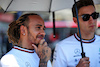 GP AZERBAIJAN, (L to R): Lewis Hamilton (GBR) Mercedes AMG F1 with team mate George Russell (GBR) Mercedes AMG F1.
12.06.2022. Formula 1 World Championship, Rd 8, Azerbaijan Grand Prix, Baku Street Circuit, Azerbaijan, Gara Day.
 - www.xpbimages.com, EMail: requests@xpbimages.com © Copyright: Coates / XPB Images