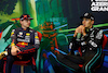 GP AZERBAIJAN, (L to R): Max Verstappen (NLD) Red Bull Racing e George Russell (GBR) Mercedes AMG F1 in the post race FIA Press Conference.
12.06.2022. Formula 1 World Championship, Rd 8, Azerbaijan Grand Prix, Baku Street Circuit, Azerbaijan, Gara Day.
- www.xpbimages.com, EMail: requests@xpbimages.com © Copyright: XPB Images