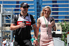 GP AZERBAIJAN, (L to R): Valtteri Bottas (FIN) Alfa Romeo F1 Team with Domenica Tiffany Cromwell (AUS) Professional Cyclist.
12.06.2022. Formula 1 World Championship, Rd 8, Azerbaijan Grand Prix, Baku Street Circuit, Azerbaijan, Gara Day.
 - www.xpbimages.com, EMail: requests@xpbimages.com © Copyright: Coates / XPB Images