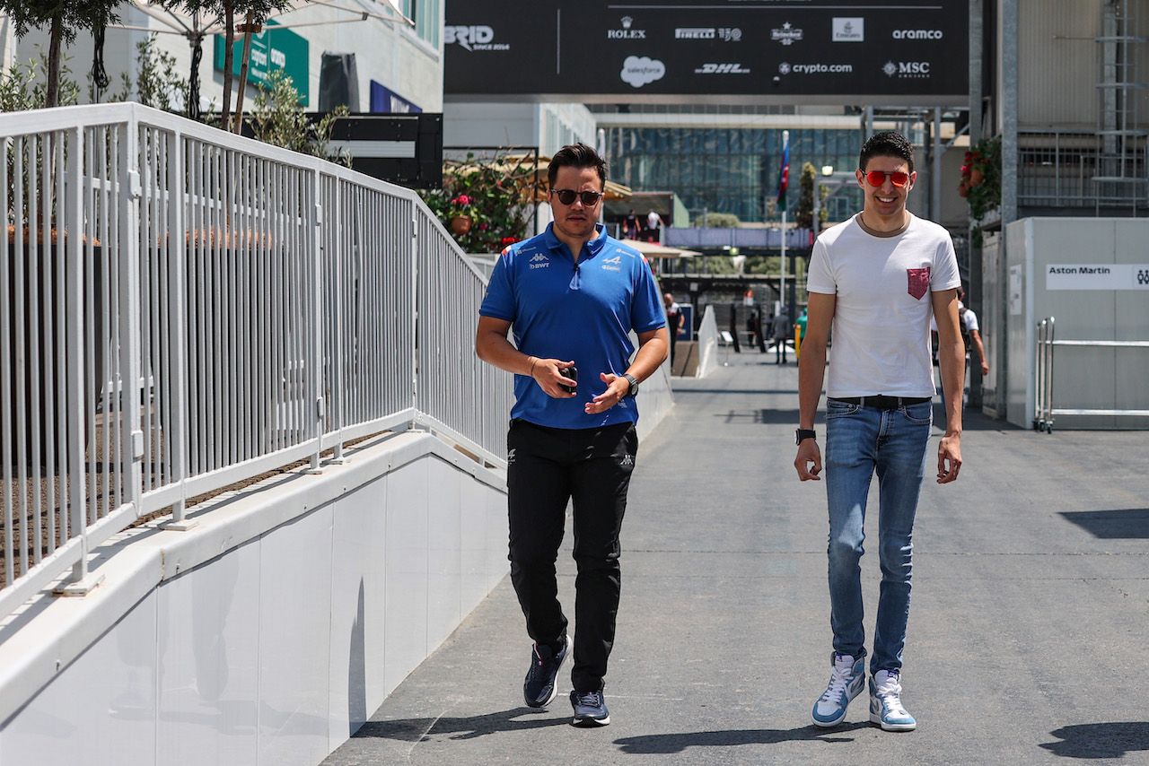 GP AZERBAIJAN, Esteban Ocon (FRA), Alpine F1 Team 
09.06.2022. Formula 1 World Championship, Rd 8, Azerbaijan Grand Prix, Baku Street Circuit, Azerbaijan, Preparation Day.
- www.xpbimages.com, EMail: requests@xpbimages.com ¬© Copyright: Charniaux / XPB Images