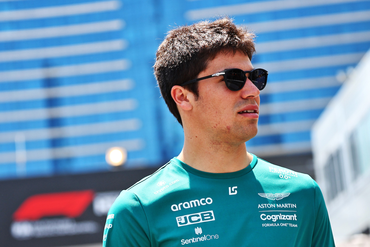 GP AZERBAIJAN, Lance Stroll (CDN) Aston Martin F1 Team.
09.06.2022. Formula 1 World Championship, Rd 8, Azerbaijan Grand Prix, Baku Street Circuit, Azerbaijan, Preparation Day.
- www.xpbimages.com, EMail: requests@xpbimages.com © Copyright: Batchelor / XPB Images