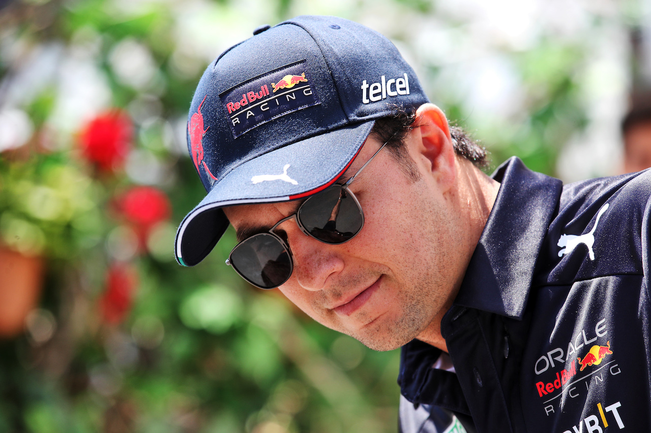 GP AZERBAIJAN, Sergio Perez (MEX) Red Bull Racing.
09.06.2022. Formula 1 World Championship, Rd 8, Azerbaijan Grand Prix, Baku Street Circuit, Azerbaijan, Preparation Day.
 - www.xpbimages.com, EMail: requests@xpbimages.com © Copyright: Coates / XPB Images