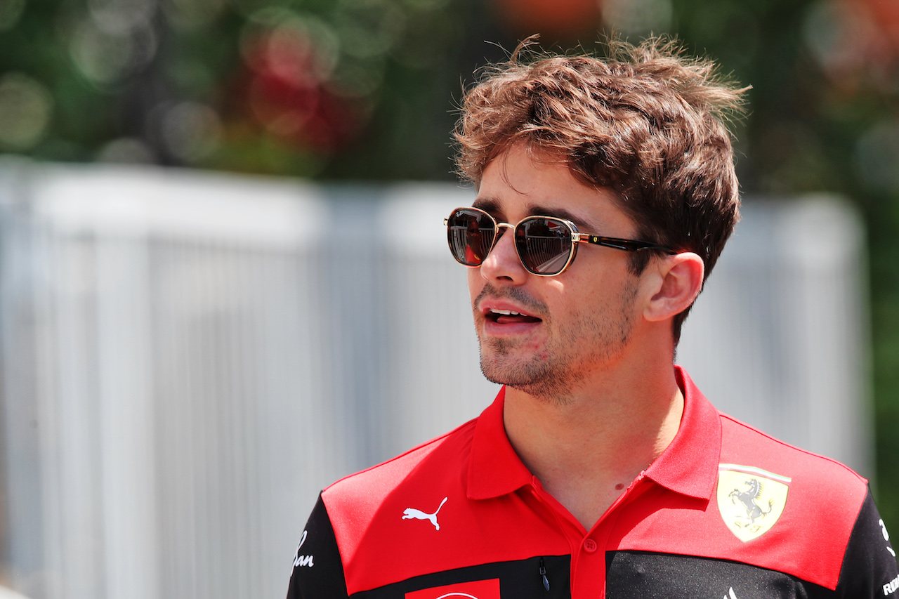 GP AZERBAIJAN, Charles Leclerc (MON) Ferrari.
09.06.2022. Formula 1 World Championship, Rd 8, Azerbaijan Grand Prix, Baku Street Circuit, Azerbaijan, Preparation Day.
 - www.xpbimages.com, EMail: requests@xpbimages.com © Copyright: Coates / XPB Images