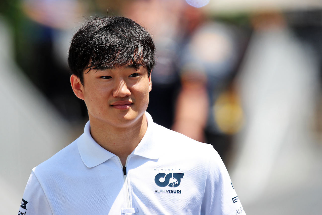 GP AZERBAIJAN, Yuki Tsunoda (JPN) AlphaTauri.
09.06.2022. Formula 1 World Championship, Rd 8, Azerbaijan Grand Prix, Baku Street Circuit, Azerbaijan, Preparation Day.
 - www.xpbimages.com, EMail: requests@xpbimages.com © Copyright: Coates / XPB Images