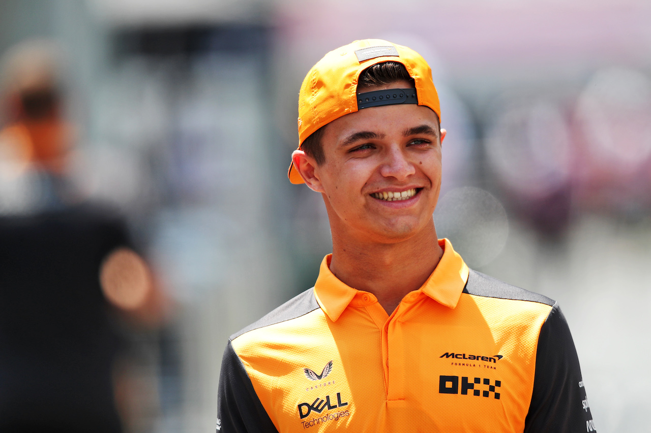GP AZERBAIJAN, Lando Norris (GBR) McLaren.
09.06.2022. Formula 1 World Championship, Rd 8, Azerbaijan Grand Prix, Baku Street Circuit, Azerbaijan, Preparation Day.
 - www.xpbimages.com, EMail: requests@xpbimages.com © Copyright: Coates / XPB Images
