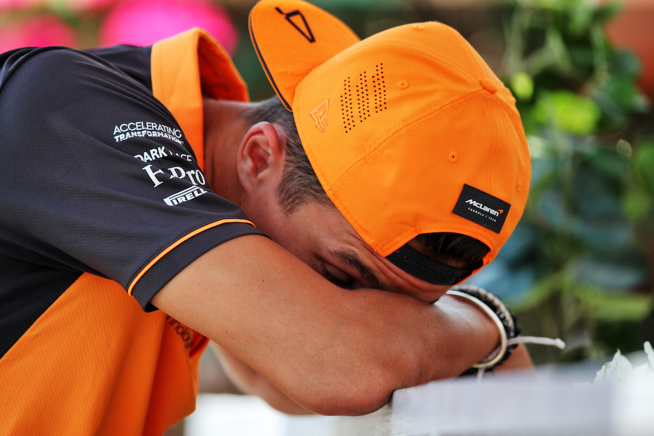 GP AZERBAIJAN, Lando Norris (GBR) McLaren.
09.06.2022. Formula 1 World Championship, Rd 8, Azerbaijan Grand Prix, Baku Street Circuit, Azerbaijan, Preparation Day.
 - www.xpbimages.com, EMail: requests@xpbimages.com © Copyright: Coates / XPB Images