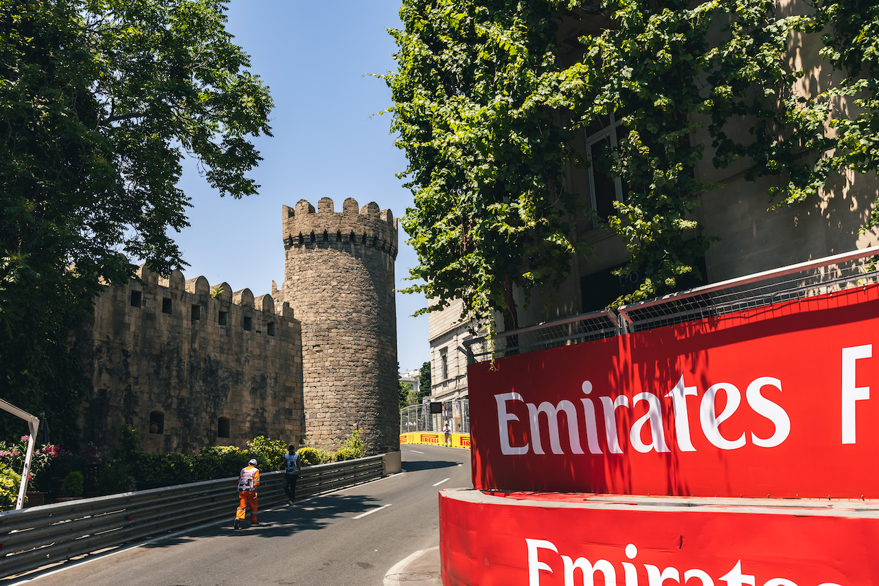 GP AZERBAIJAN, Circuit Atmosfera.
09.06.2022. Formula 1 World Championship, Rd 8, Azerbaijan Grand Prix, Baku Street Circuit, Azerbaijan, Preparation Day.
- www.xpbimages.com, EMail: requests@xpbimages.com © Copyright: Bearne / XPB Images