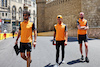 GP AZERBAIJAN, Lando Norris (GBR) McLaren walks the circuit with the team.
09.06.2022. Formula 1 World Championship, Rd 8, Azerbaijan Grand Prix, Baku Street Circuit, Azerbaijan, Preparation Day.
- www.xpbimages.com, EMail: requests@xpbimages.com © Copyright: Bearne / XPB Images