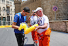 GP AZERBAIJAN, Esteban Ocon (FRA) Alpine F1 Team with marshals on the circuit.
09.06.2022. Formula 1 World Championship, Rd 8, Azerbaijan Grand Prix, Baku Street Circuit, Azerbaijan, Preparation Day.
- www.xpbimages.com, EMail: requests@xpbimages.com © Copyright: Charniaux / XPB Images