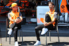 GP AZERBAIJAN, (L to R): Lando Norris (GBR) McLaren with team mate Daniel Ricciardo (AUS) McLaren.
09.06.2022. Formula 1 World Championship, Rd 8, Azerbaijan Grand Prix, Baku Street Circuit, Azerbaijan, Preparation Day.
- www.xpbimages.com, EMail: requests@xpbimages.com © Copyright: Batchelor / XPB Images