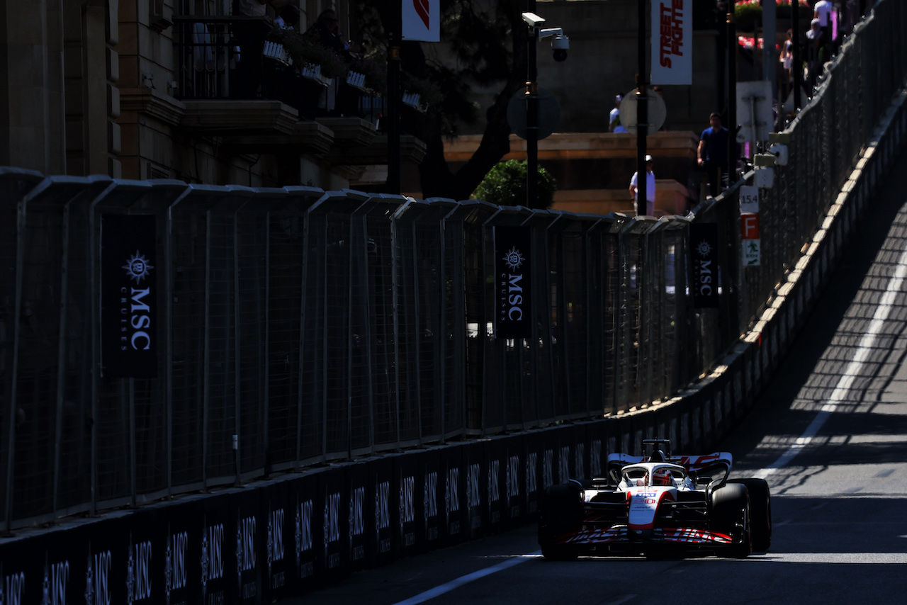 GP AZERBAIJAN, Kevin Magnussen (DEN) Haas VF-22.
11.06.2022. Formula 1 World Championship, Rd 8, Azerbaijan Grand Prix, Baku Street Circuit, Azerbaijan, Qualifiche Day.
- www.xpbimages.com, EMail: requests@xpbimages.com © Copyright: Batchelor / XPB Images