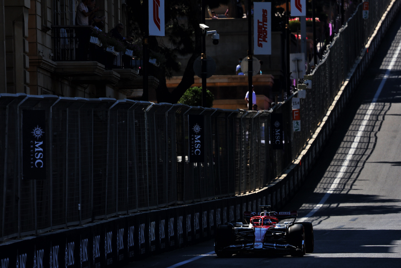 GP AZERBAIJAN, Valtteri Bottas (FIN) Alfa Romeo F1 Team C42.
11.06.2022. Formula 1 World Championship, Rd 8, Azerbaijan Grand Prix, Baku Street Circuit, Azerbaijan, Qualifiche Day.
- www.xpbimages.com, EMail: requests@xpbimages.com © Copyright: Batchelor / XPB Images