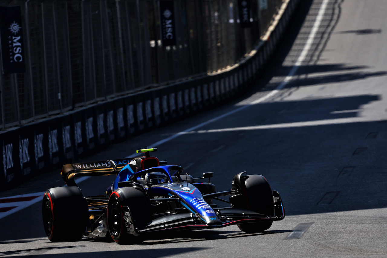 GP AZERBAIJAN, Nicholas Latifi (CDN) Williams Racing FW44.
11.06.2022. Formula 1 World Championship, Rd 8, Azerbaijan Grand Prix, Baku Street Circuit, Azerbaijan, Qualifiche Day.
- www.xpbimages.com, EMail: requests@xpbimages.com © Copyright: Batchelor / XPB Images