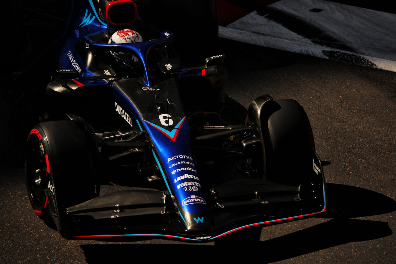 GP AZERBAIJAN, Nicholas Latifi (CDN) Williams Racing FW44.
11.06.2022. Formula 1 World Championship, Rd 8, Azerbaijan Grand Prix, Baku Street Circuit, Azerbaijan, Qualifiche Day.
 - www.xpbimages.com, EMail: requests@xpbimages.com © Copyright: Coates / XPB Images
