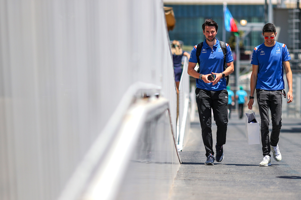 GP AZERBAIJAN, Esteban Ocon (FRA), Alpine F1 Team 
11.06.2022. Formula 1 World Championship, Rd 8, Azerbaijan Grand Prix, Baku Street Circuit, Azerbaijan, Qualifiche Day.
- www.xpbimages.com, EMail: requests@xpbimages.com © Copyright: Charniaux / XPB Images