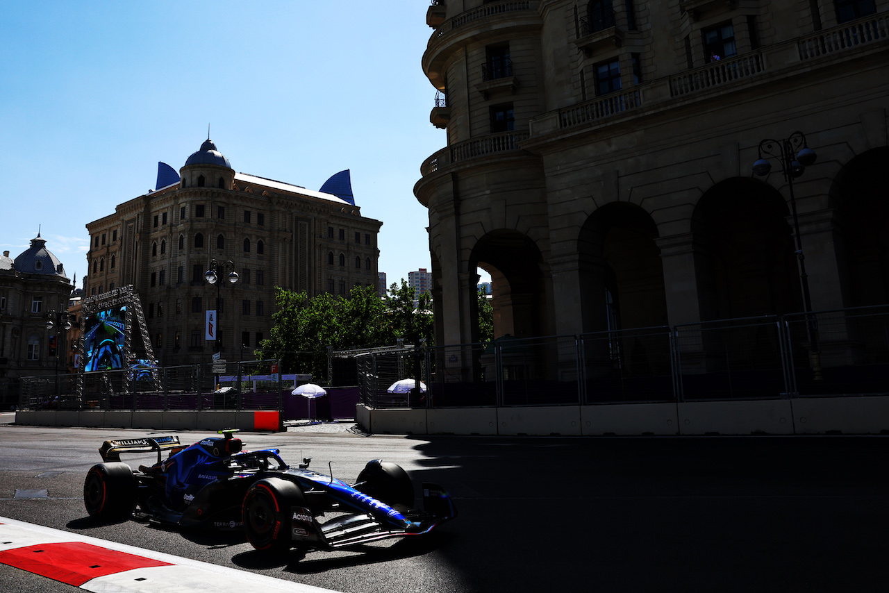 GP AZERBAIJAN, Nicholas Latifi (CDN) Williams Racing FW44.
11.06.2022. Formula 1 World Championship, Rd 8, Azerbaijan Grand Prix, Baku Street Circuit, Azerbaijan, Qualifiche Day.
- www.xpbimages.com, EMail: requests@xpbimages.com © Copyright: Batchelor / XPB Images