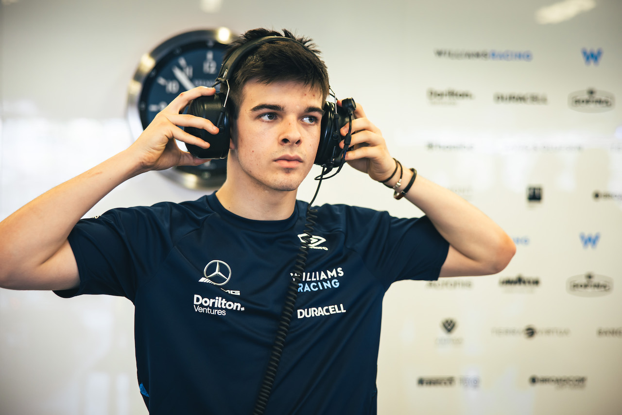 GP AZERBAIJAN, Zak O'Sullivan (GBR) Williams Racing Academy Driver
11.06.2022. Formula 1 World Championship, Rd 8, Azerbaijan Grand Prix, Baku Street Circuit, Azerbaijan, Qualifiche Day.
- www.xpbimages.com, EMail: requests@xpbimages.com © Copyright: Bearne / XPB Images