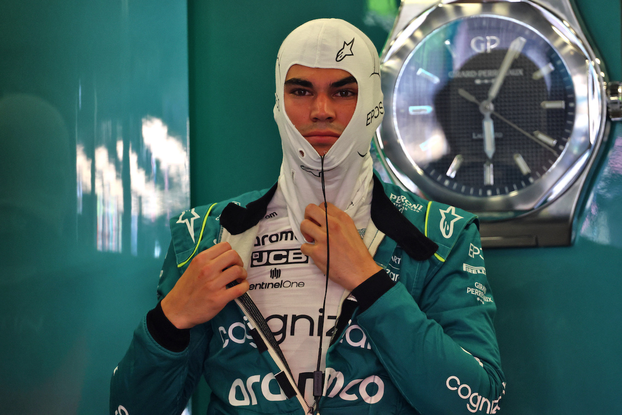 GP AZERBAIJAN, Lance Stroll (CDN) Aston Martin F1 Team.
11.06.2022. Formula 1 World Championship, Rd 8, Azerbaijan Grand Prix, Baku Street Circuit, Azerbaijan, Qualifiche Day.
- www.xpbimages.com, EMail: requests@xpbimages.com © Copyright: Batchelor / XPB Images