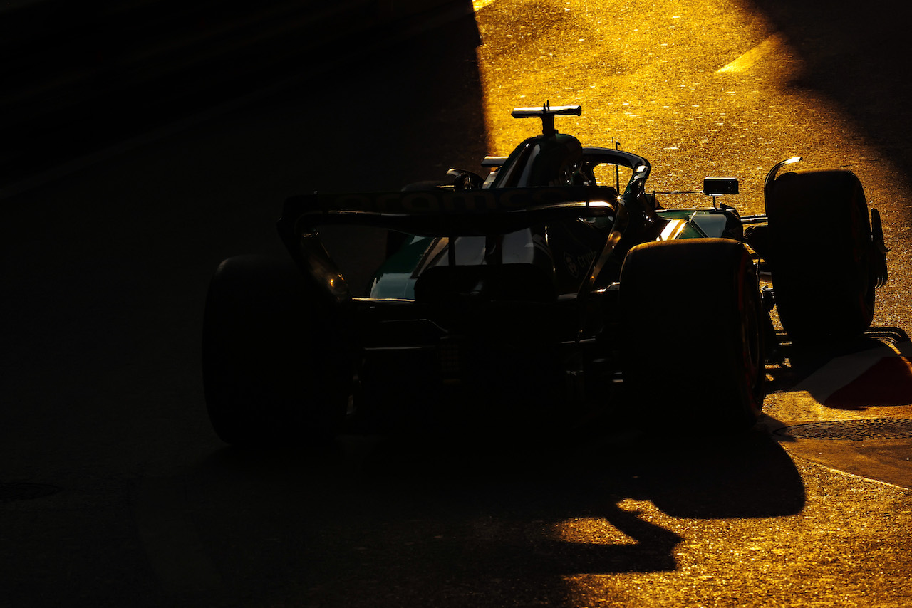 GP AZERBAIJAN, Lance Stroll (CDN), Aston Martin F1 Team 
11.06.2022. Formula 1 World Championship, Rd 8, Azerbaijan Grand Prix, Baku Street Circuit, Azerbaijan, Qualifiche Day.
- www.xpbimages.com, EMail: requests@xpbimages.com ¬© Copyright: Charniaux / XPB Images