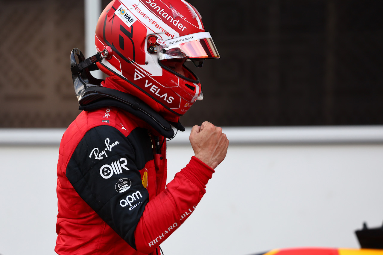 GP AZERBAIJAN, Pole Position for Charles Leclerc (MON) Ferrari.
11.06.2022. Formula 1 World Championship, Rd 8, Azerbaijan Grand Prix, Baku Street Circuit, Azerbaijan, Qualifiche Day.
- www.xpbimages.com, EMail: requests@xpbimages.com ¬© Copyright: Batchelor / XPB Images