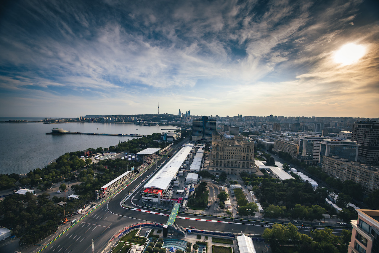 GP AZERBAIJAN, Charles Leclerc (MON) Ferrari F1-75.
11.06.2022. Formula 1 World Championship, Rd 8, Azerbaijan Grand Prix, Baku Street Circuit, Azerbaijan, Qualifiche Day.
- www.xpbimages.com, EMail: requests@xpbimages.com © Copyright: Bearne / XPB Images
