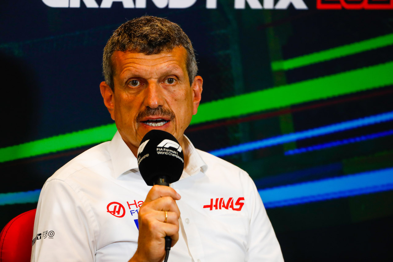 GP AZERBAIJAN, Guenther Steiner (ITA) Haas F1 Team Prinicipal in the FIA Press Conference.
11.06.2022. Formula 1 World Championship, Rd 8, Azerbaijan Grand Prix, Baku Street Circuit, Azerbaijan, Qualifiche Day.
- www.xpbimages.com, EMail: requests@xpbimages.com © Copyright: XPB Images