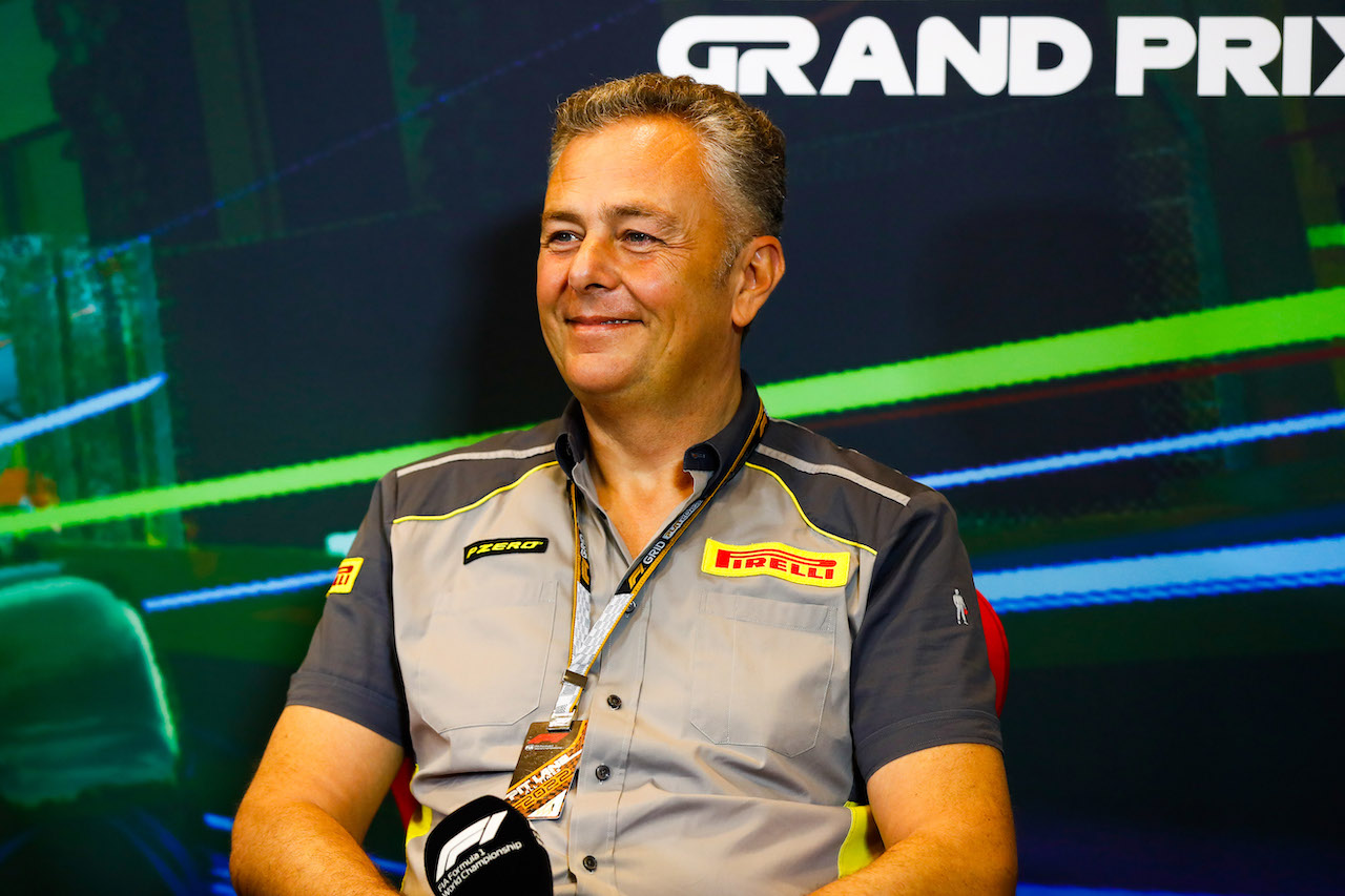 GP AZERBAIJAN, Mario Isola (ITA) Pirelli Racing Manager in the FIA Press Conference.
11.06.2022. Formula 1 World Championship, Rd 8, Azerbaijan Grand Prix, Baku Street Circuit, Azerbaijan, Qualifiche Day.
- www.xpbimages.com, EMail: requests@xpbimages.com © Copyright: XPB Images