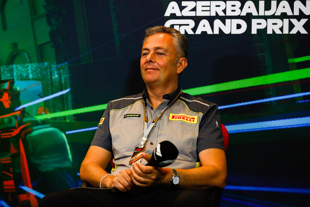 GP AZERBAIJAN, Mario Isola (ITA) Pirelli Racing Manager in the FIA Press Conference.
11.06.2022. Formula 1 World Championship, Rd 8, Azerbaijan Grand Prix, Baku Street Circuit, Azerbaijan, Qualifiche Day.
- www.xpbimages.com, EMail: requests@xpbimages.com © Copyright: XPB Images