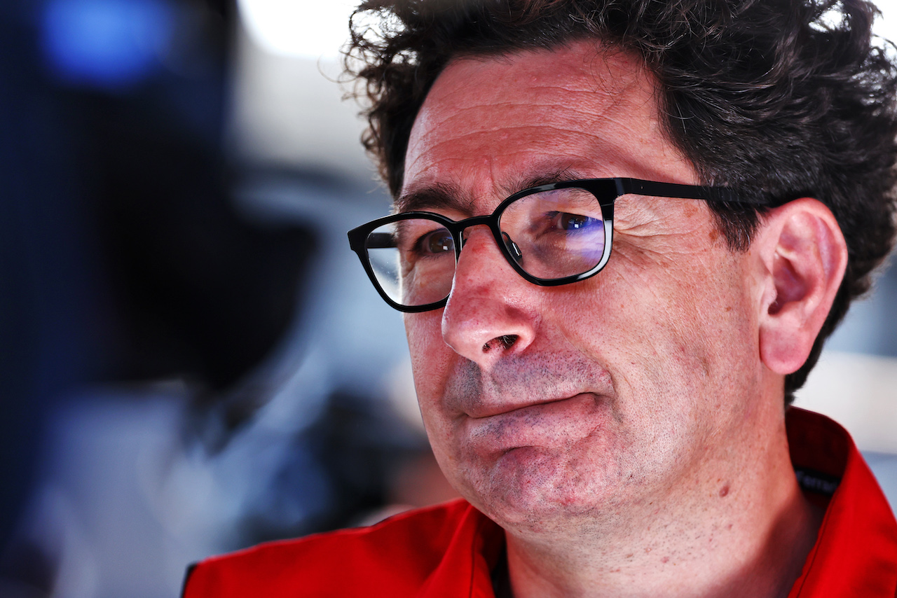 GP AZERBAIJAN, Mattia Binotto (ITA) Ferrari Team Principal.
11.06.2022. Formula 1 World Championship, Rd 8, Azerbaijan Grand Prix, Baku Street Circuit, Azerbaijan, Qualifiche Day.
- www.xpbimages.com, EMail: requests@xpbimages.com © Copyright: Batchelor / XPB Images