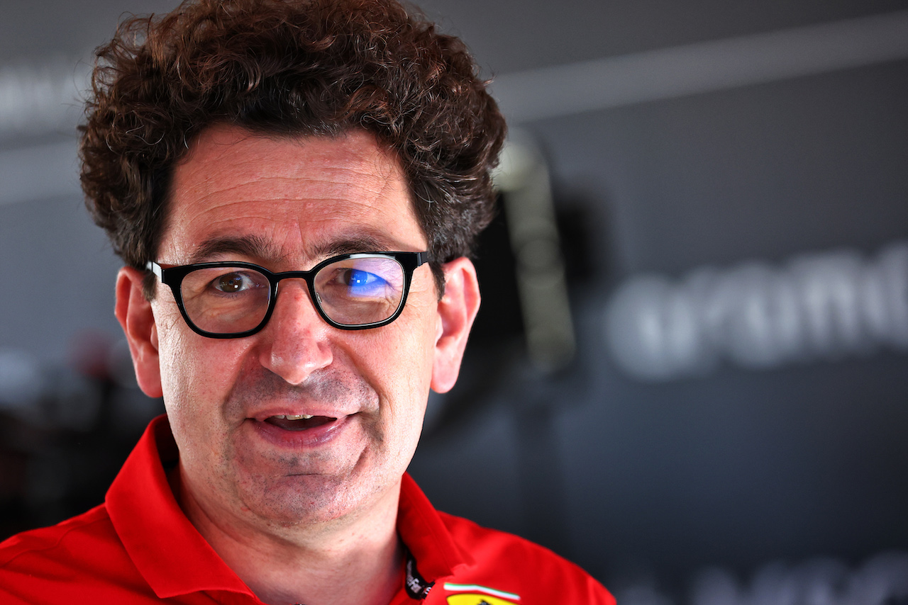 GP AZERBAIJAN, Mattia Binotto (ITA) Ferrari Team Principal.
11.06.2022. Formula 1 World Championship, Rd 8, Azerbaijan Grand Prix, Baku Street Circuit, Azerbaijan, Qualifiche Day.
- www.xpbimages.com, EMail: requests@xpbimages.com © Copyright: Batchelor / XPB Images