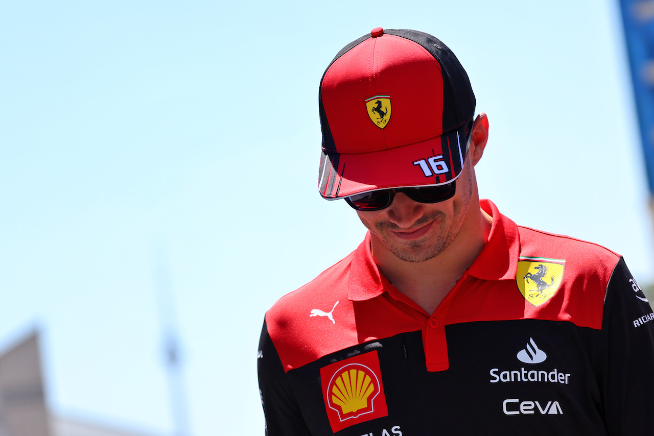 GP AZERBAIJAN, Charles Leclerc (MON) Ferrari.
11.06.2022. Formula 1 World Championship, Rd 8, Azerbaijan Grand Prix, Baku Street Circuit, Azerbaijan, Qualifiche Day.
- www.xpbimages.com, EMail: requests@xpbimages.com © Copyright: Batchelor / XPB Images