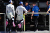 GP AZERBAIJAN, Esteban Ocon (FRA), Alpine F1 Team e Fernando Alonso (ESP), Alpine F1 Team 
11.06.2022. Formula 1 World Championship, Rd 8, Azerbaijan Grand Prix, Baku Street Circuit, Azerbaijan, Qualifiche Day.
- www.xpbimages.com, EMail: requests@xpbimages.com ¬© Copyright: Charniaux / XPB Images
