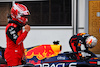 GP AZERBAIJAN, Charles Leclerc (MON) Ferrari celebrates his pole position in qualifying parc ferme.
11.06.2022. Formula 1 World Championship, Rd 8, Azerbaijan Grand Prix, Baku Street Circuit, Azerbaijan, Qualifiche Day.
- www.xpbimages.com, EMail: requests@xpbimages.com © Copyright: Batchelor / XPB Images