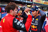 GP AZERBAIJAN, (L to R): Pole sitter Charles Leclerc (MON) Ferrari in qualifying parc ferme with second placed Sergio Perez (MEX) Red Bull Racing.
11.06.2022. Formula 1 World Championship, Rd 8, Azerbaijan Grand Prix, Baku Street Circuit, Azerbaijan, Qualifiche Day.
- www.xpbimages.com, EMail: requests@xpbimages.com © Copyright: Batchelor / XPB Images