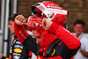 GP AZERBAIJAN, Pole sitter Charles Leclerc (MON) Ferrari in qualifying parc ferme.
11.06.2022. Formula 1 World Championship, Rd 8, Azerbaijan Grand Prix, Baku Street Circuit, Azerbaijan, Qualifiche Day.
 - www.xpbimages.com, EMail: requests@xpbimages.com © Copyright: Coates / XPB Images
