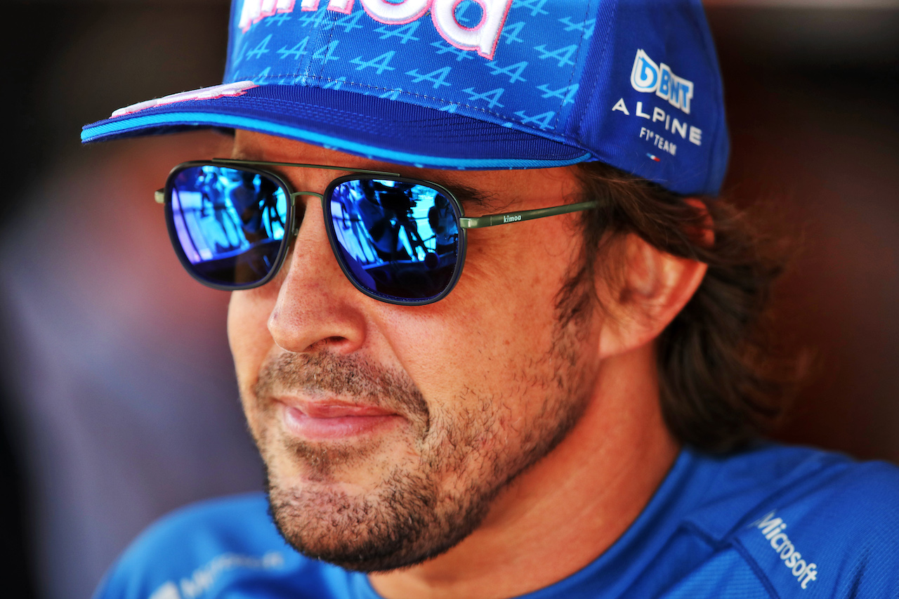 GP AZERBAIJAN, Fernando Alonso (ESP) Alpine F1 Team.
10.06.2022. Formula 1 World Championship, Rd 8, Azerbaijan Grand Prix, Baku Street Circuit, Azerbaijan, Practice Day.
 - www.xpbimages.com, EMail: requests@xpbimages.com © Copyright: Coates / XPB Images