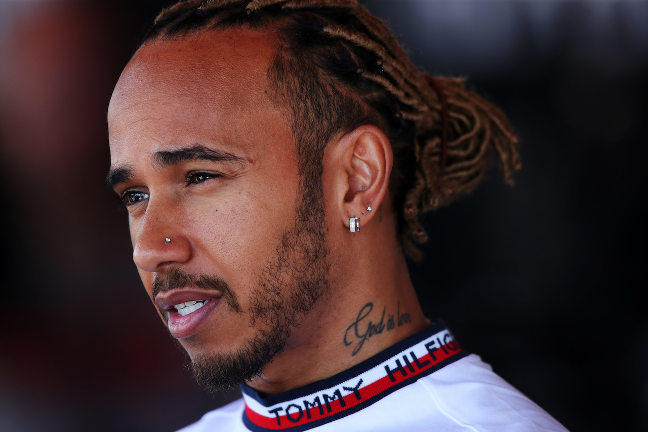GP AZERBAIJAN, Lewis Hamilton (GBR) Mercedes AMG F1.
10.06.2022. Formula 1 World Championship, Rd 8, Azerbaijan Grand Prix, Baku Street Circuit, Azerbaijan, Practice Day.
 - www.xpbimages.com, EMail: requests@xpbimages.com © Copyright: Coates / XPB Images