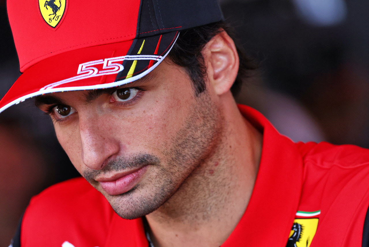 GP AZERBAIJAN, Carlos Sainz Jr (ESP) Ferrari.
10.06.2022. Formula 1 World Championship, Rd 8, Azerbaijan Grand Prix, Baku Street Circuit, Azerbaijan, Practice Day.
- www.xpbimages.com, EMail: requests@xpbimages.com © Copyright: Batchelor / XPB Images
