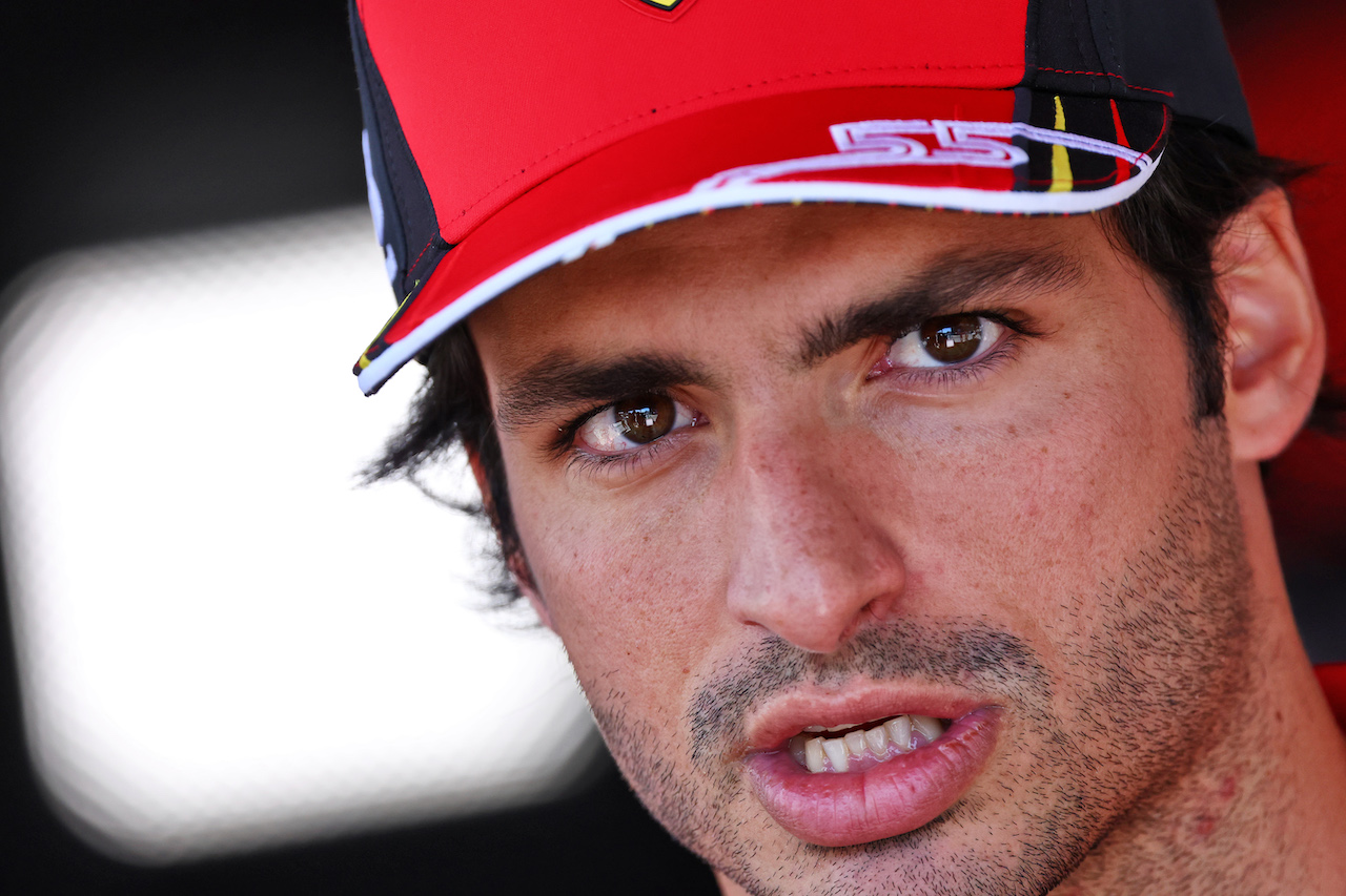 GP AZERBAIJAN, Carlos Sainz Jr (ESP) Ferrari.
10.06.2022. Formula 1 World Championship, Rd 8, Azerbaijan Grand Prix, Baku Street Circuit, Azerbaijan, Practice Day.
- www.xpbimages.com, EMail: requests@xpbimages.com © Copyright: Batchelor / XPB Images