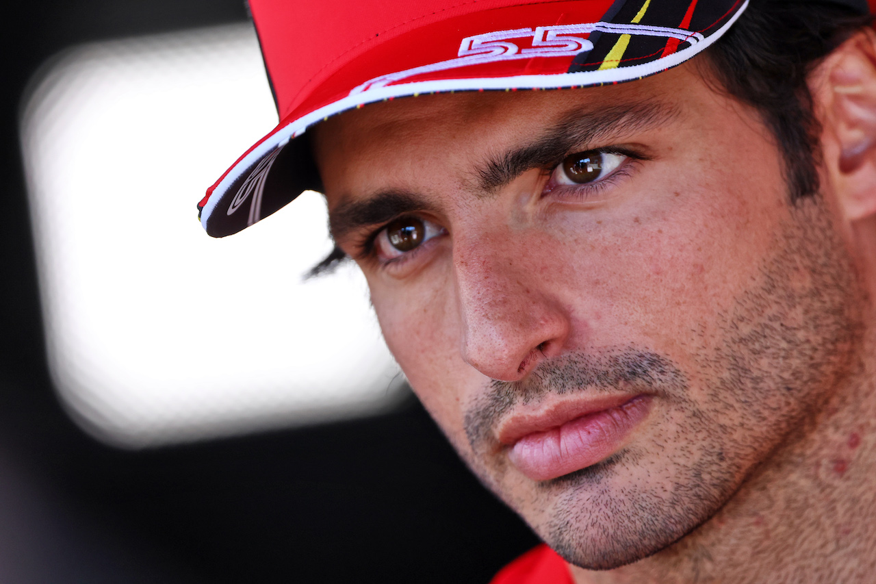 GP AZERBAIJAN, Carlos Sainz Jr (ESP) Ferrari.
10.06.2022. Formula 1 World Championship, Rd 8, Azerbaijan Grand Prix, Baku Street Circuit, Azerbaijan, Practice Day.
- www.xpbimages.com, EMail: requests@xpbimages.com © Copyright: Batchelor / XPB Images
