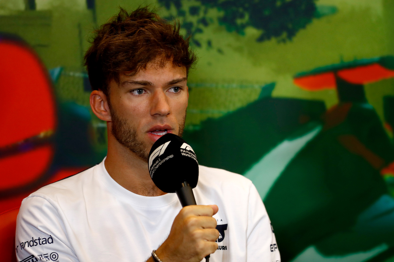 GP AZERBAIJAN, Pierre Gasly (FRA) AlphaTauri in the FIA Press Conference.
10.06.2022. Formula 1 World Championship, Rd 8, Azerbaijan Grand Prix, Baku Street Circuit, Azerbaijan, Practice Day.
- www.xpbimages.com, EMail: requests@xpbimages.com © Copyright: XPB Images