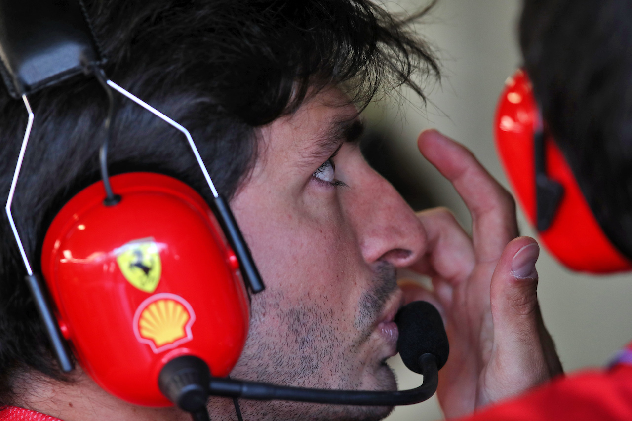 GP AZERBAIJAN, Carlos Sainz Jr (ESP) Ferrari.
10.06.2022. Formula 1 World Championship, Rd 8, Azerbaijan Grand Prix, Baku Street Circuit, Azerbaijan, Practice Day.
 - www.xpbimages.com, EMail: requests@xpbimages.com © Copyright: Coates / XPB Images