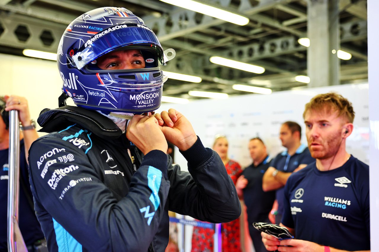 GP AZERBAIJAN, Alexander Albon (THA) Williams Racing.
10.06.2022. Formula 1 World Championship, Rd 8, Azerbaijan Grand Prix, Baku Street Circuit, Azerbaijan, Practice Day.
- www.xpbimages.com, EMail: requests@xpbimages.com © Copyright: Batchelor / XPB Images