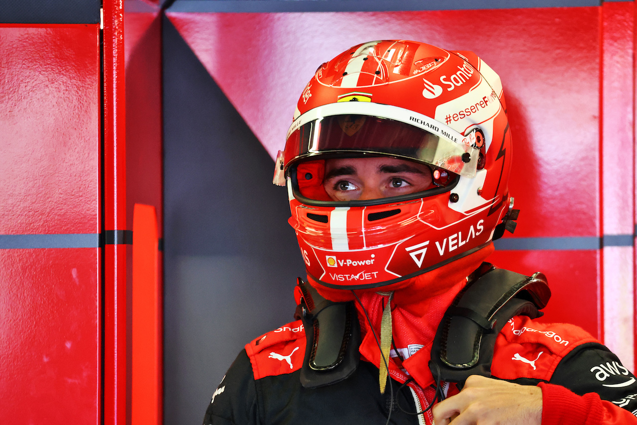 GP AZERBAIJAN, Charles Leclerc (MON) Ferrari.
10.06.2022. Formula 1 World Championship, Rd 8, Azerbaijan Grand Prix, Baku Street Circuit, Azerbaijan, Practice Day.
- www.xpbimages.com, EMail: requests@xpbimages.com © Copyright: Batchelor / XPB Images
