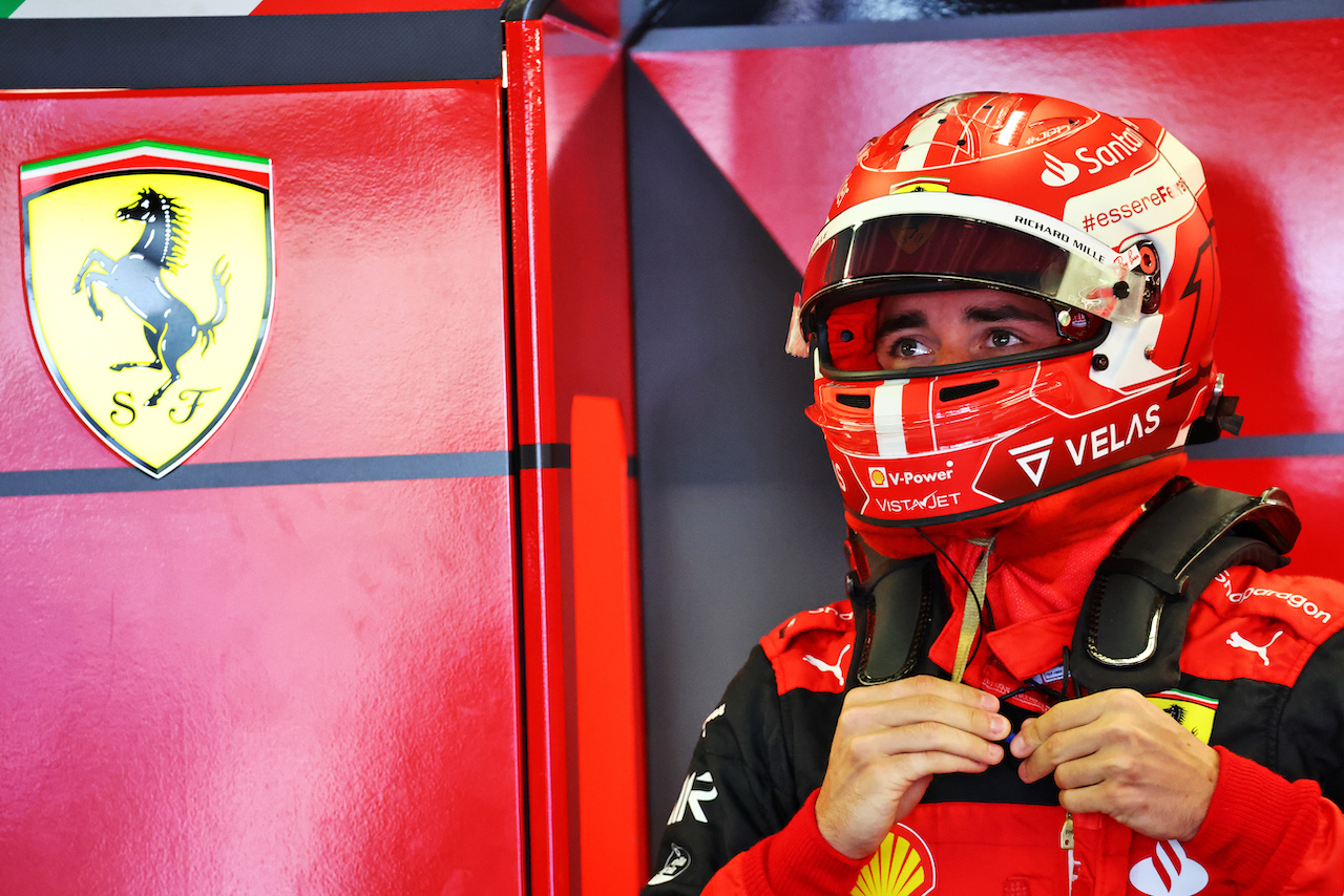 GP AZERBAIJAN, Charles Leclerc (MON) Ferrari.
10.06.2022. Formula 1 World Championship, Rd 8, Azerbaijan Grand Prix, Baku Street Circuit, Azerbaijan, Practice Day.
- www.xpbimages.com, EMail: requests@xpbimages.com © Copyright: Batchelor / XPB Images
