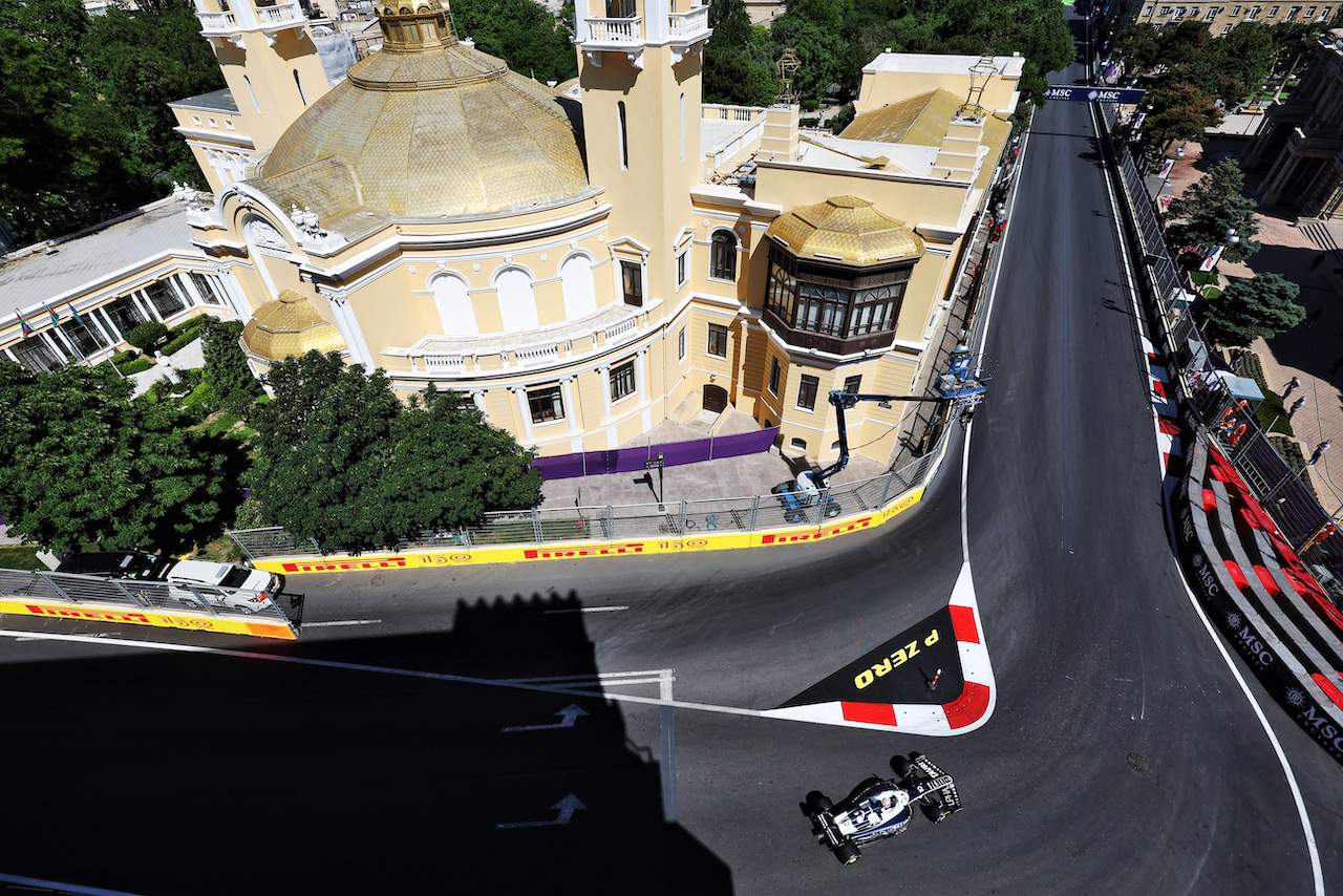 GP AZERBAIJAN, Pierre Gasly (FRA) AlphaTauri AT03.
10.06.2022. Formula 1 World Championship, Rd 8, Azerbaijan Grand Prix, Baku Street Circuit, Azerbaijan, Practice Day.
- www.xpbimages.com, EMail: requests@xpbimages.com © Copyright: Bearne / XPB Images