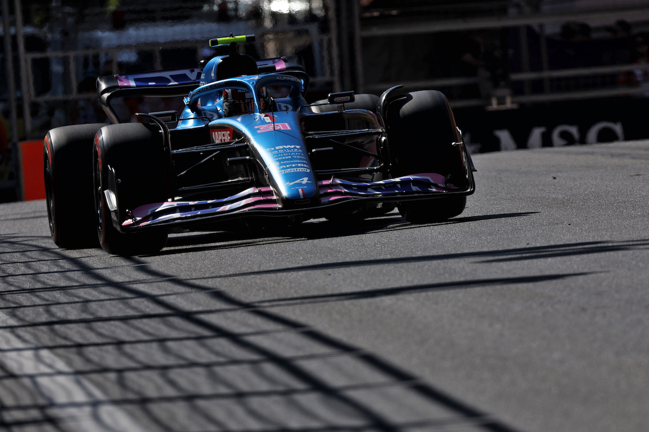 GP AZERBAIJAN, Esteban Ocon (FRA) Alpine F1 Team A522.
10.06.2022. Formula 1 World Championship, Rd 8, Azerbaijan Grand Prix, Baku Street Circuit, Azerbaijan, Practice Day.
- www.xpbimages.com, EMail: requests@xpbimages.com © Copyright: Bearne / XPB Images