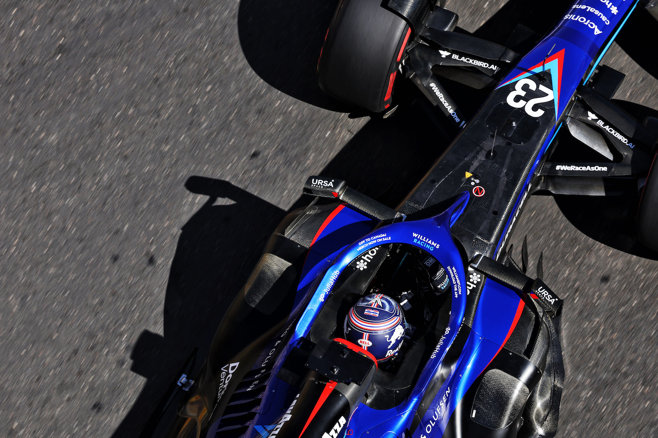 GP AZERBAIJAN, Alexander Albon (THA) Williams Racing FW44.
10.06.2022. Formula 1 World Championship, Rd 8, Azerbaijan Grand Prix, Baku Street Circuit, Azerbaijan, Practice Day.
- www.xpbimages.com, EMail: requests@xpbimages.com © Copyright: Bearne / XPB Images