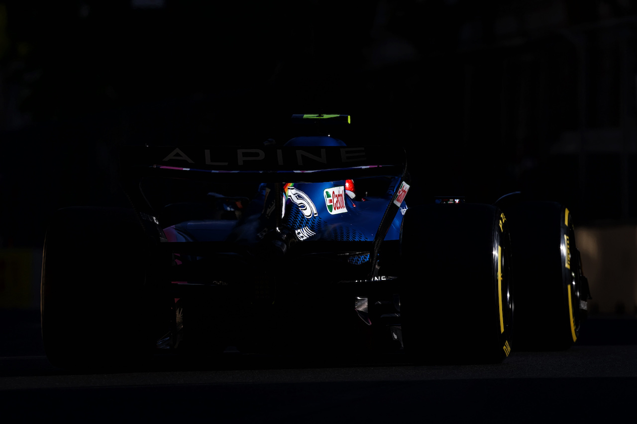 GP AZERBAIJAN, Esteban Ocon (FRA) Alpine F1 Team A522.
10.06.2022. Formula 1 World Championship, Rd 8, Azerbaijan Grand Prix, Baku Street Circuit, Azerbaijan, Practice Day.
- www.xpbimages.com, EMail: requests@xpbimages.com © Copyright: Bearne / XPB Images